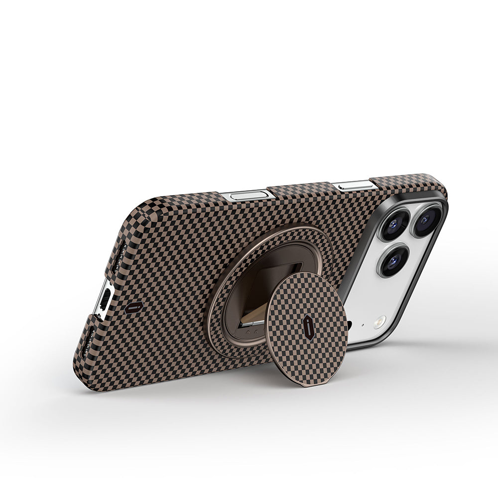 Wiwu Warriors Serisi Aramid Fiber 360 Derece Dönebilen Magnetik Ring Stand Telefon Tutucu Wiwu Warriors Serisi Aramid Fiber 360 Derece Dönebilen Magnetik Ring Stand Telefon Tutucu